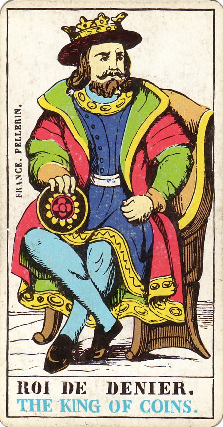 Tarotová karta Král disků