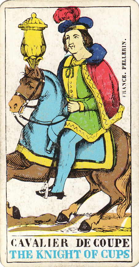 Tarotová karta Rytíř pohárů
